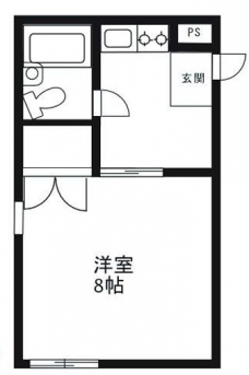 アスカハイムの間取り図