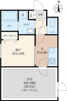 ラシクラス上板橋の間取り図