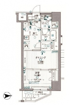日神デュオステージ池袋の間取り図
