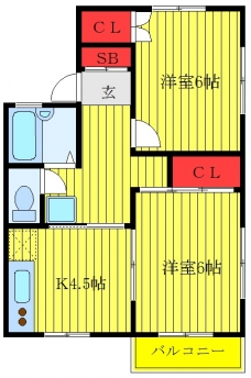 ハミテージの間取り図
