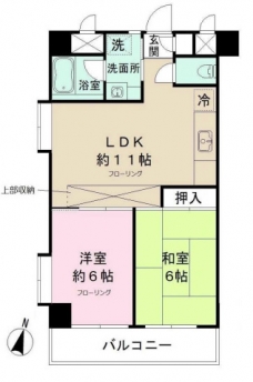 オーベルジュ桐ヶ丘の間取り図