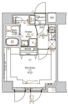 ラフィスタ中板橋Ⅱの間取り図