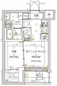 ＳＰコート千川の間取り図