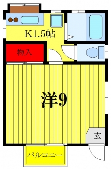 新田ＦG棟の間取り図