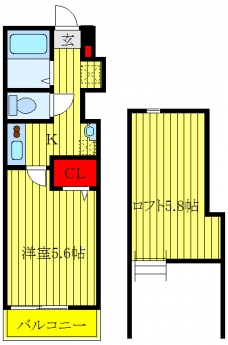 アリロッセ赤羽の間取り図