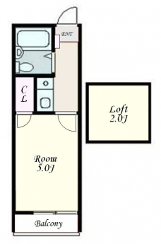 サニースポットⅢの間取り図