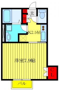 ルナフローラの間取り図