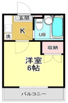 新吉第三ビルの間取り図