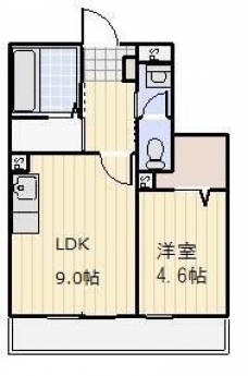 マイシティ上小町Ⅲの間取り図