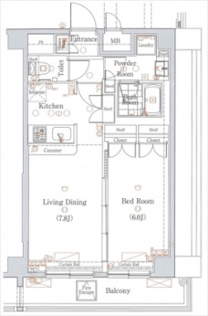 グラントゥルース板橋本町の間取り図