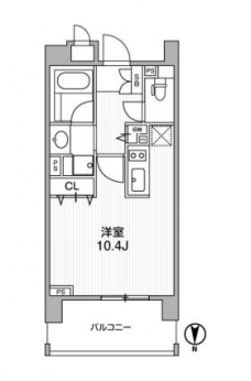 クリオ西池袋の間取り図