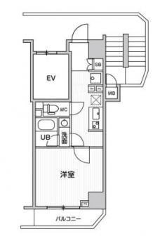 LUNIQ高島平の間取り図