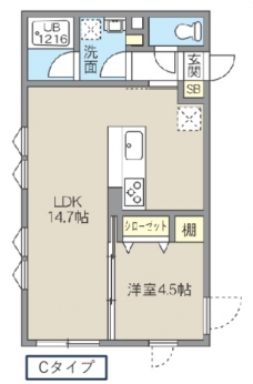 レピュア池袋本町レジデンス の間取り図