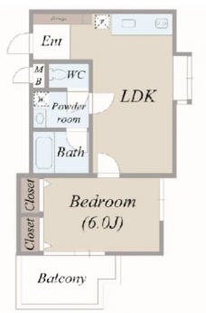 オークヴィラの間取り図