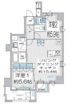 メゾン クロロの間取り図