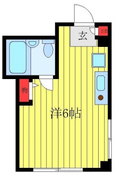 アートハイツの間取り図
