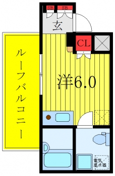 コンポジット東十条の間取り図