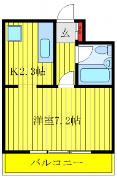 オークヒルズ小豆沢の間取り図