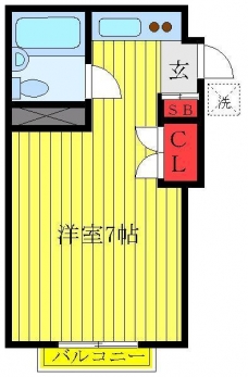 ドミールいなばの間取り図