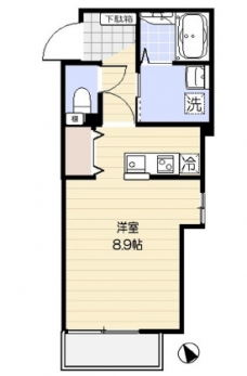 エクセラン大宮の間取り図
