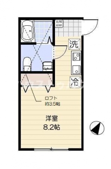 フォーリア加賀の間取り図