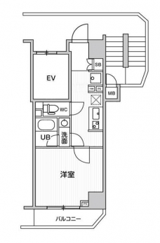 ＬＵＮＩＱ高島平の間取り図