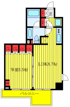 コンフォリア大山の間取り図
