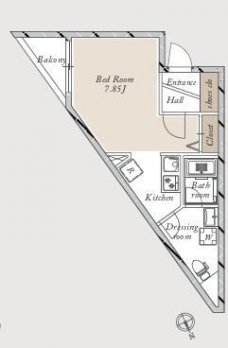 Ｌａ　Ｄｏｕｃｅｕｒ赤塚の間取り図