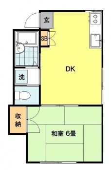 西田荘の間取り図
