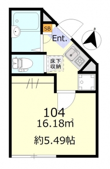 ハッピー赤羽台の間取り図