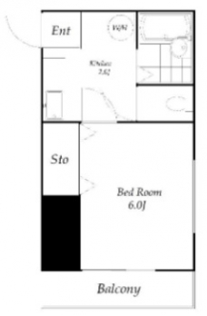 モンネージュの間取り図