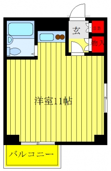 大給坂マンションの間取り図