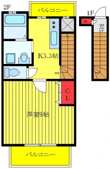 ベルデュール常盤の間取り図