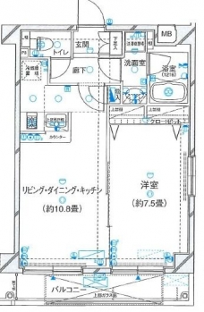 ジェネラルアパートメント常盤台の間取り図