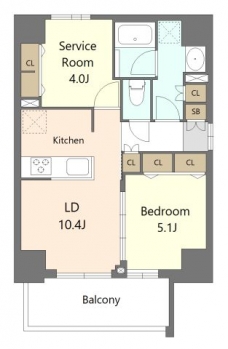 S-RESIDENCE板橋大山brimの間取り図