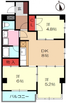 ブルク六義園の間取り図