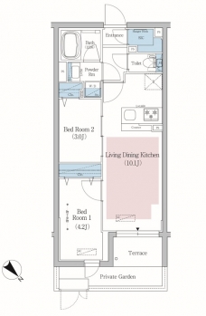 アーバネックス文京小石川の間取り図