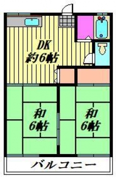 永瀬ハイツの間取り図