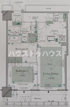 ザ・タワー十条の間取り図