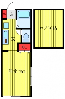 メゾンドエスポアールの間取り図