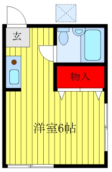 フロンティアパレスの間取り図