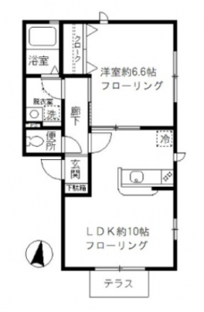 フローラ目白の間取り図