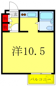 大給坂マンションの間取り図