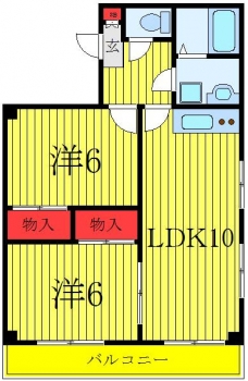 豊愛ビルの間取り図