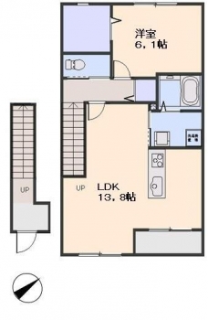 ルミエール壱番館の間取り図