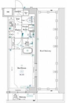 DIPS東十条の間取り図
