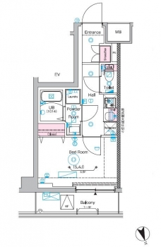 ハイズ戸田マキシヴの間取り図