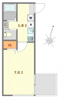 コンフォート蕨 WESTの間取り図