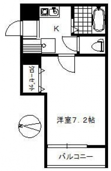 エヴェナール目白の間取り図