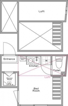 ハーモニーテラス巣鴨の間取り図